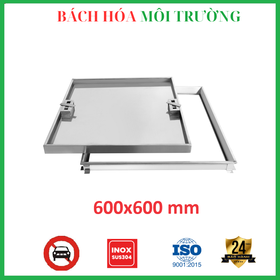 Nắp bể nước ngầm trong nhà kích thước 600x600 mm - Bách Hóa Môi Trường