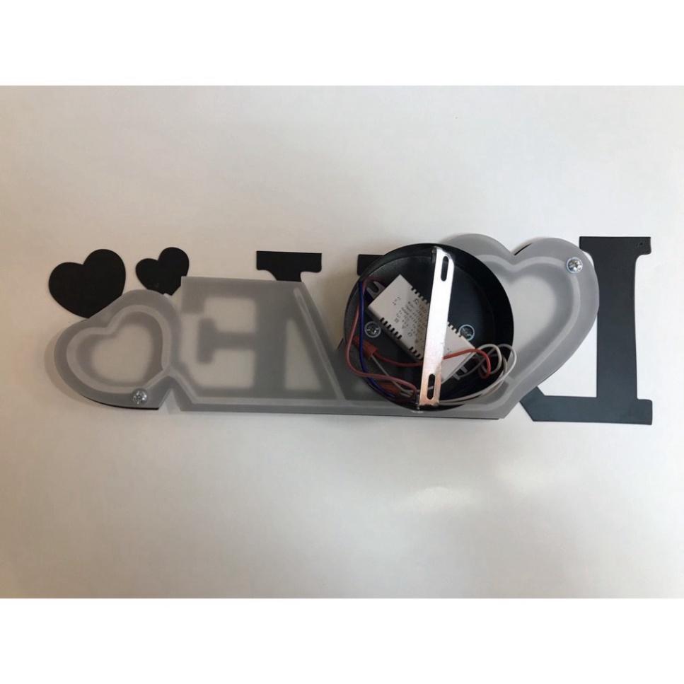 Đèn gắn tường trang trí hình chữ LOVE -C6577 DT HQ