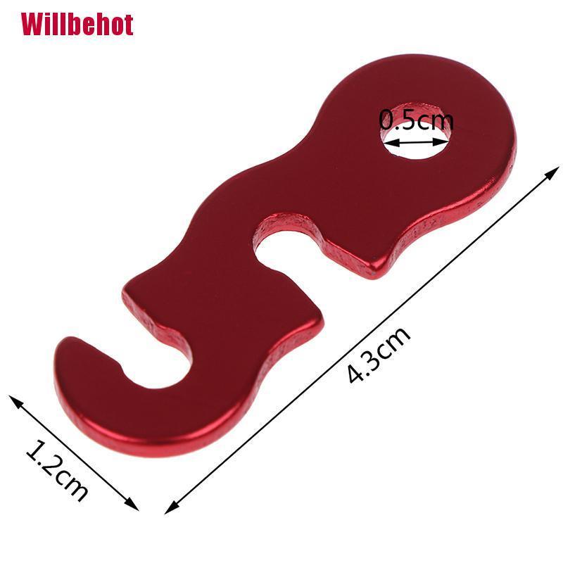 Set 10 Dụng Cụ Căng Dây Lều Cắm Trại Bằng Hợp Kim Nhôm Siêu Nhẹ Có Thể Điều Chỉnh