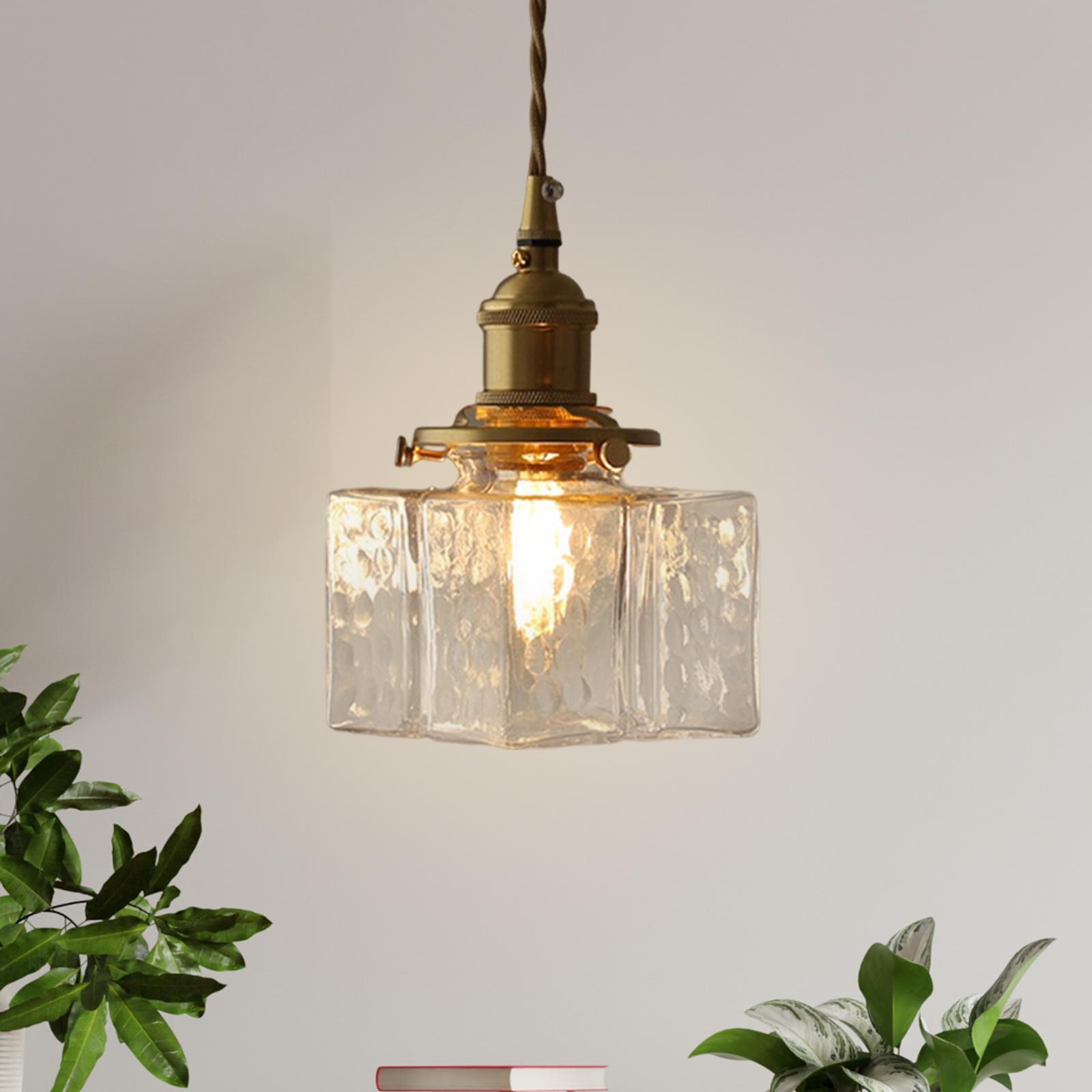 Modern Glass Chandelier Transparent  for  Bedroom