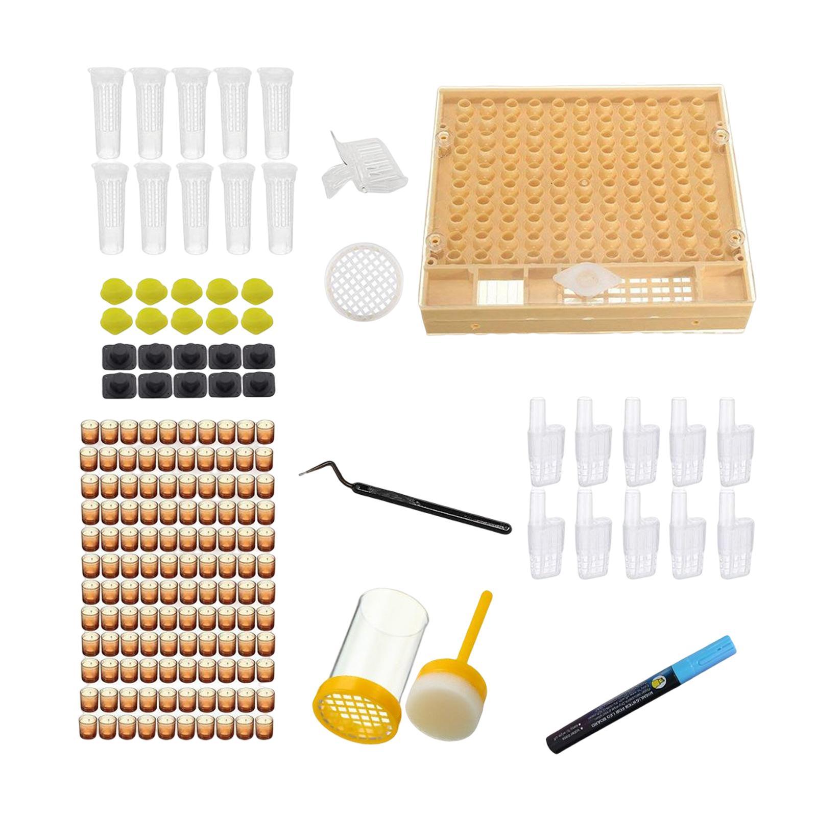 Queen Bee Rearing System Kit for Laying Eggs to Raise Queens Beekeeper Tool