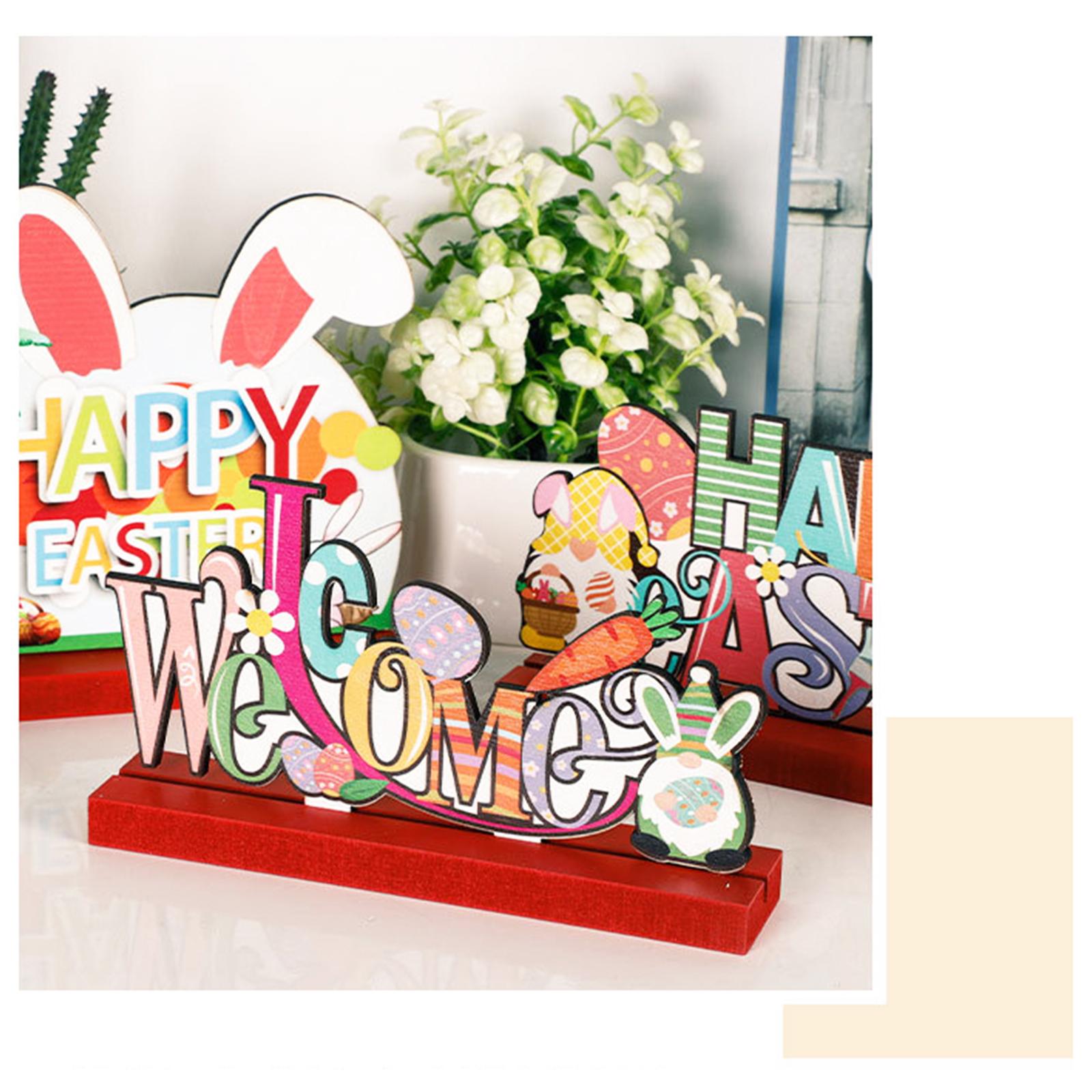 Đồ Trang Trí Bàn Gỗ Lễ Phục Sinh