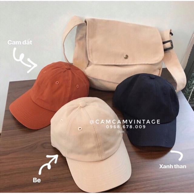 MŨ PHỚT NÓN LƯỠI TRAI ULZZANG LOẠI TONE VINTAGE