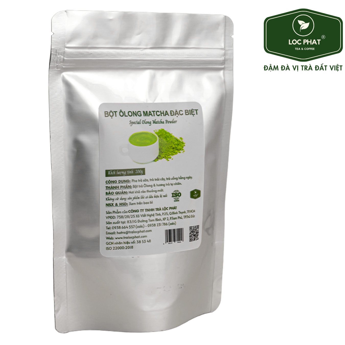 BỘT ÔLONG MATCHA ĐẶC BIỆT LỘC PHÁT 200G