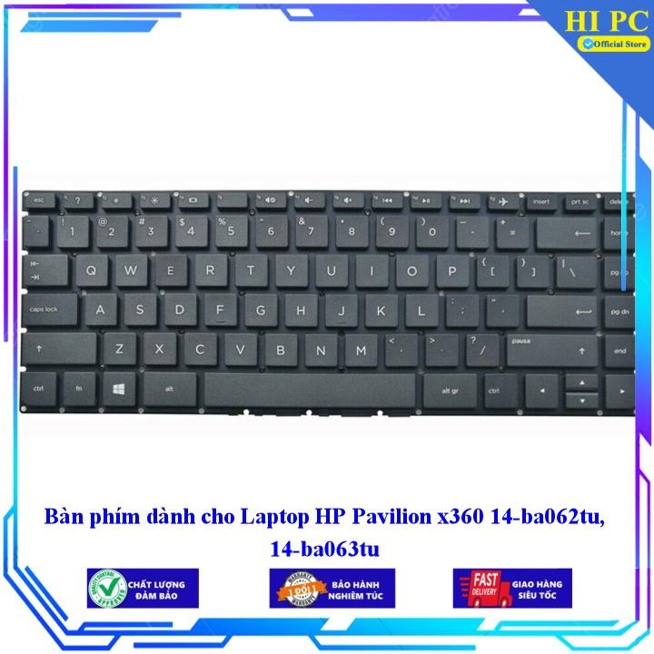 Bàn phím dành cho Laptop HP Pavilion x360 14-ba062tu 14-ba063tu - Phím Zin - Hàng Nhập Khẩu