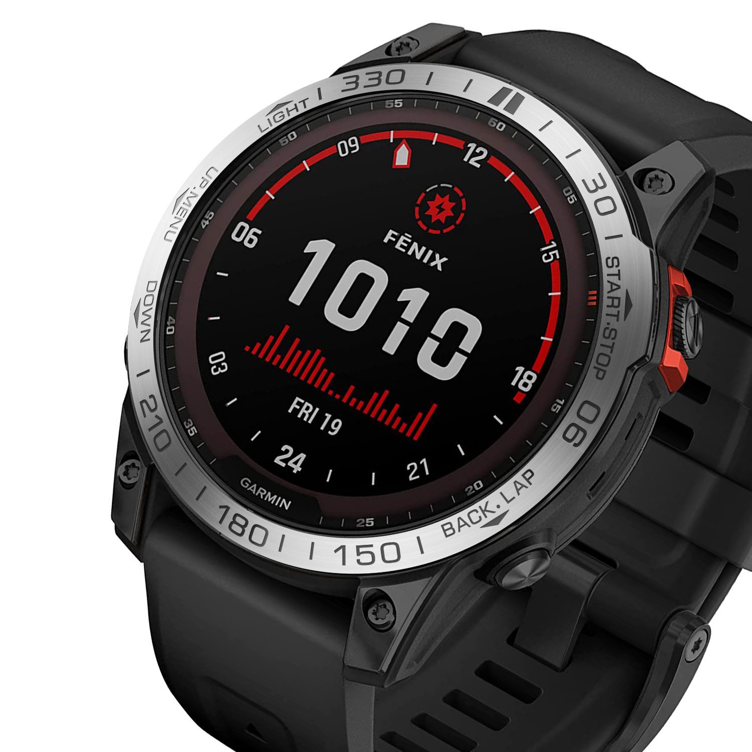 Vòng Kim Loại Bảo Vệ Viền Bezel Cho Garmin Fenix 7S/ 7/ 7X &amp; Garmin Fenix 7S Pro/ 7 Pro/ 7X Pro &amp; Garmin Epix Pro 42/47/51mm - Hàng Chính Hãng