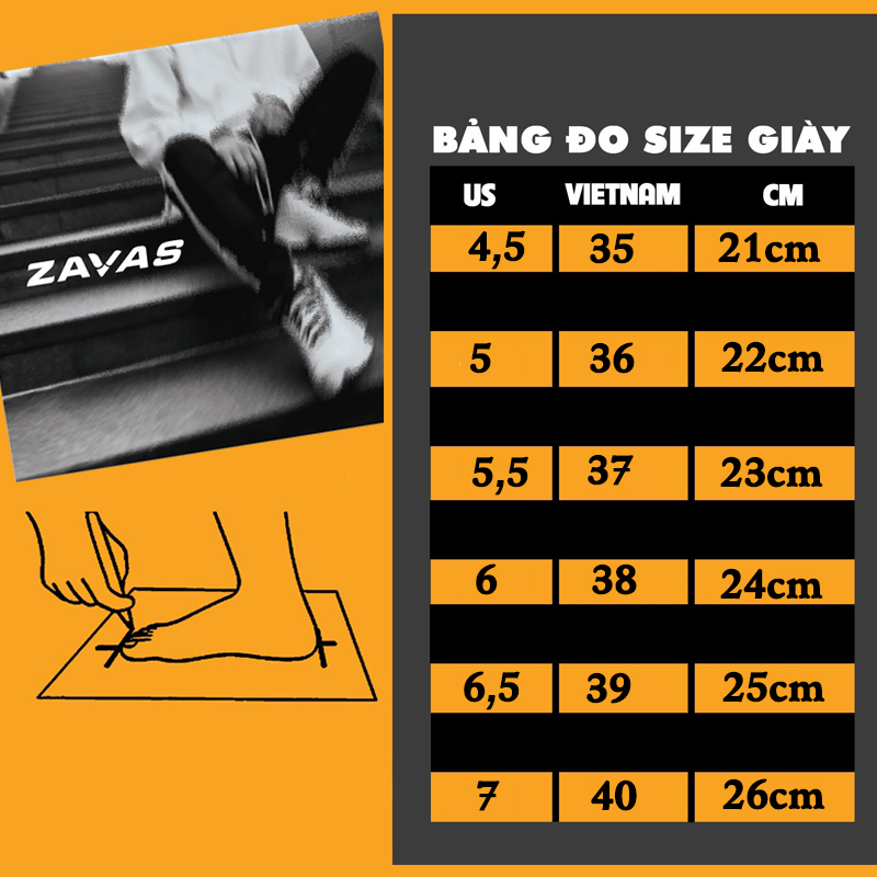 Giày thể thao sneaker nữ màu đen đế êm nhẹ thoáng khí thương hiệu ZAVAS - S392 - Hàng chính hãng