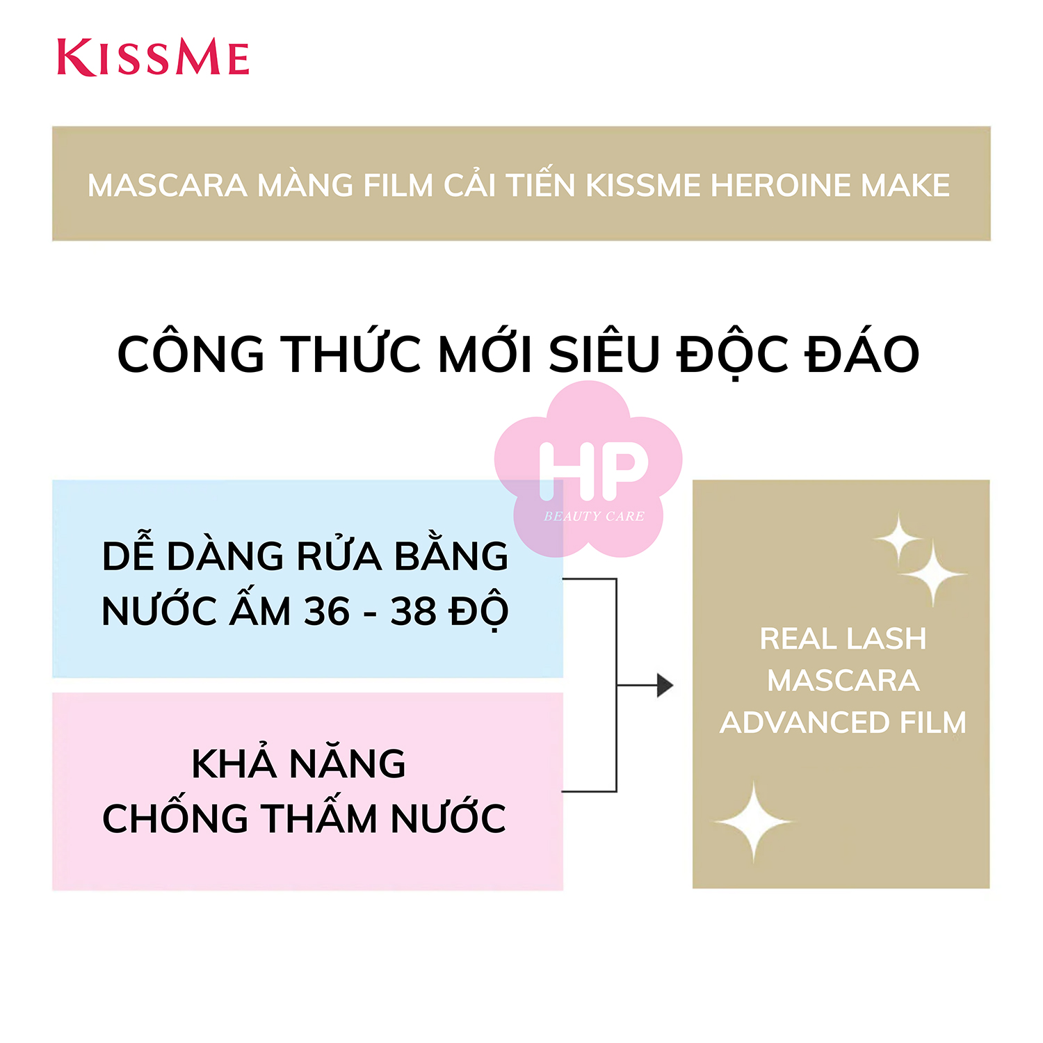 Phiên Bản Hoàng Gia Đặc Biệt Mascara Màng Film Cải Tiến Siêu Chống Trôi Làm Cong Và Dài Mi Màu Đen Tuyền Kissme Heroine Make Real Lash Mascara Advanced Film L25 #20 6 G