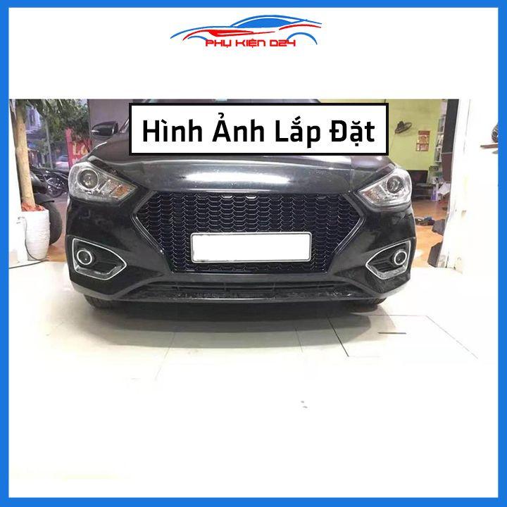 Mặt ca lăng, calang Accent 2018-2019-2020 đen bóng trang trí làm đẹp xe