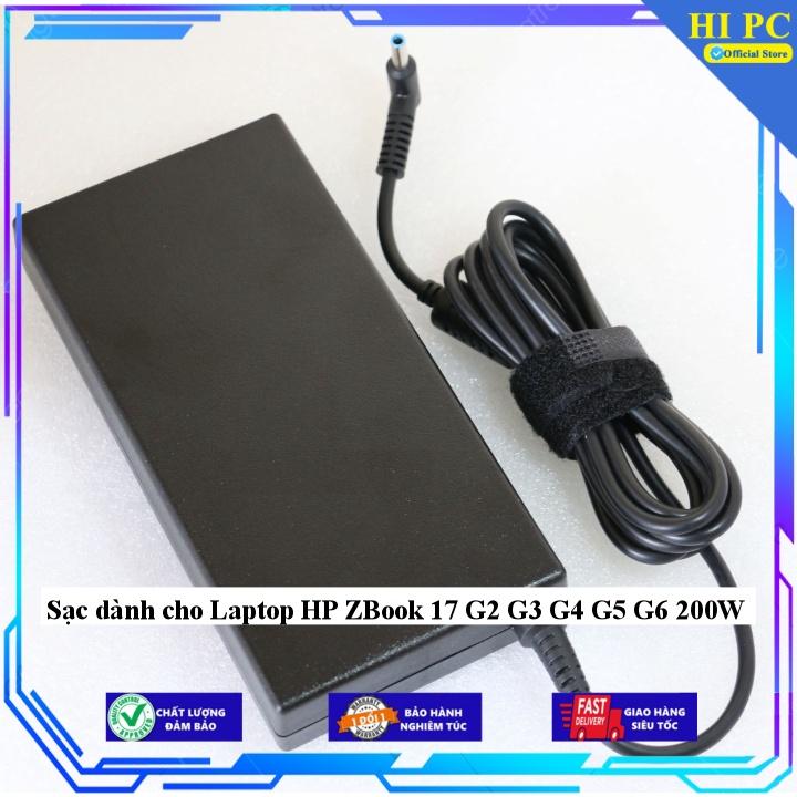 Sạc dành cho Laptop HP ZBook 17 G2 G3 G4 G5 G6 200W - Kèm Dây nguồn - Hàng Nhập Khẩu