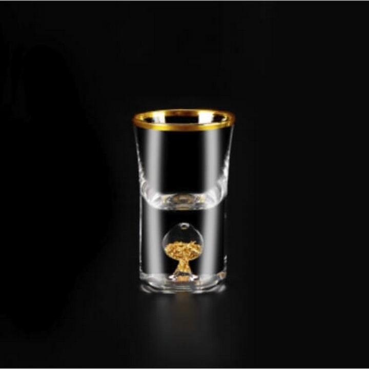 Bộ Ly Rượu Pha Lê Vàng 24K Billionaire Carafe - Home and Garden