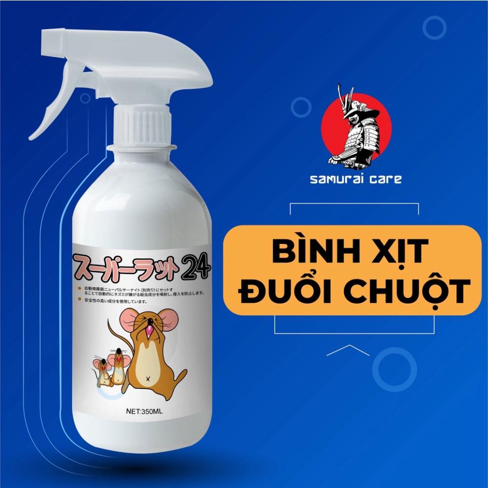 Xịt Đuổi Chuột SAMURAI CARE - An toàn - Xua Đuổi Chuột, Gián, Côn Trùng - Chỉ Sau 1 Lần Xịt