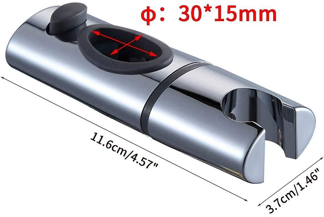 Chrome ABS Tắm Giá Đỡ Tắm Giá Đỡ Kẹp Trên Tắm Thanh Tay Sen Giá Đỡ Xoay 360 Cho Phòng Tắm Hình Bầu Dục, s