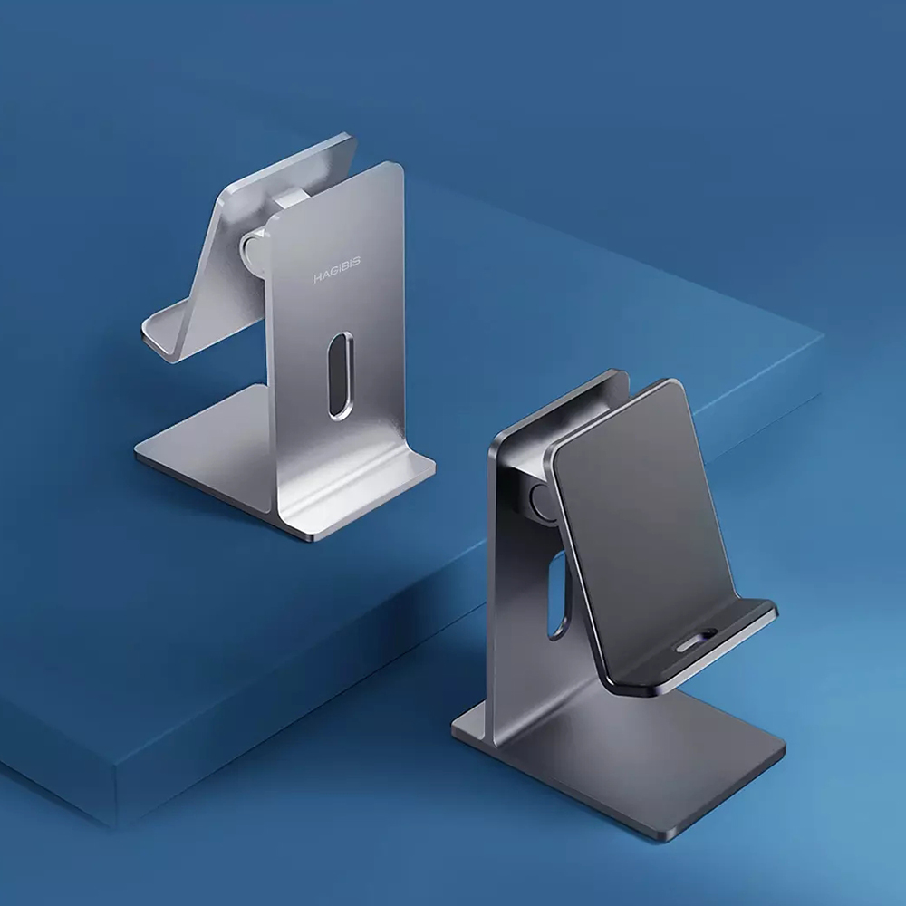 Giá Đỡ Điện Thoại, Máy Tính Bảng Hợp Kim Nhôm Uareliffe Cao Cấp Có Thể Tùy Chỉnh Góc Độ Tối Đa 60°