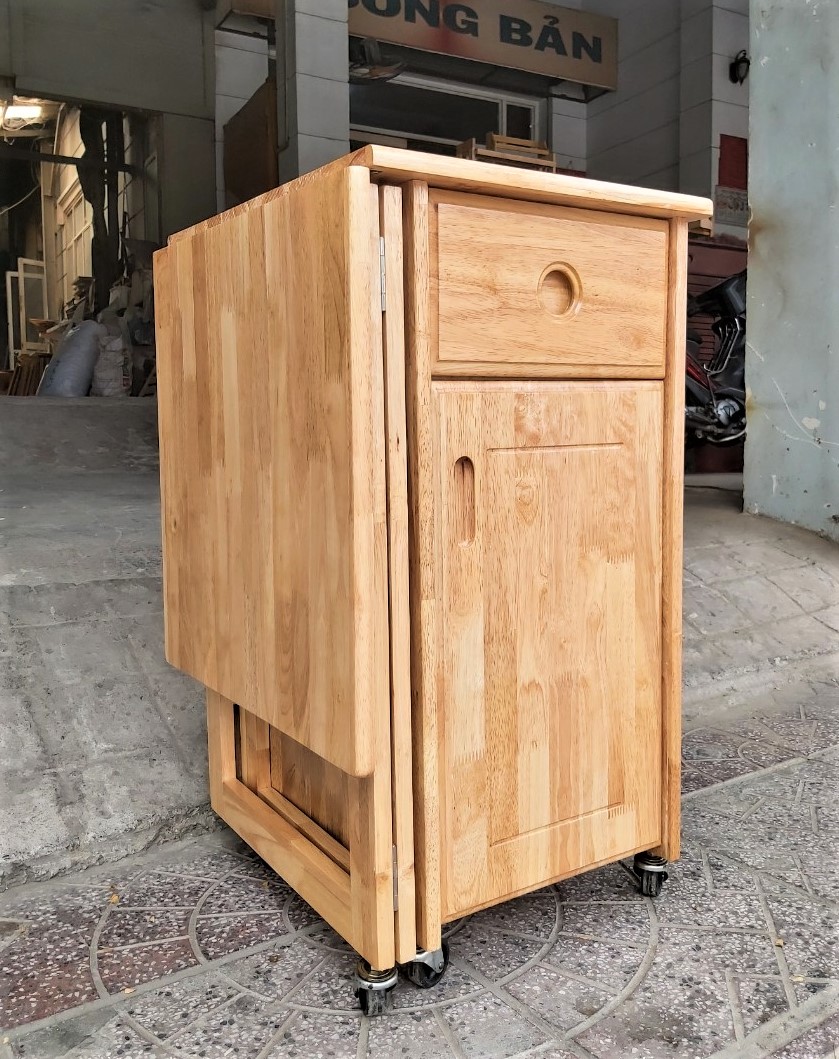 Bàn Gỗ Xếp 2 Hộc 90*50cm - Gỗ Song Bản