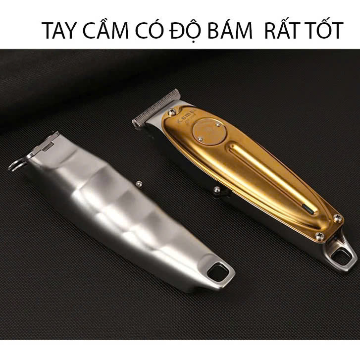 Tông Đơ Chấn Viền Kemei KM-1949 Không Dây Chuyên Nghiệp, Có Thể Khắc Tatoo Cạo Trắng, Cạo Đầu Siêu Nhẹ Siêu Sát