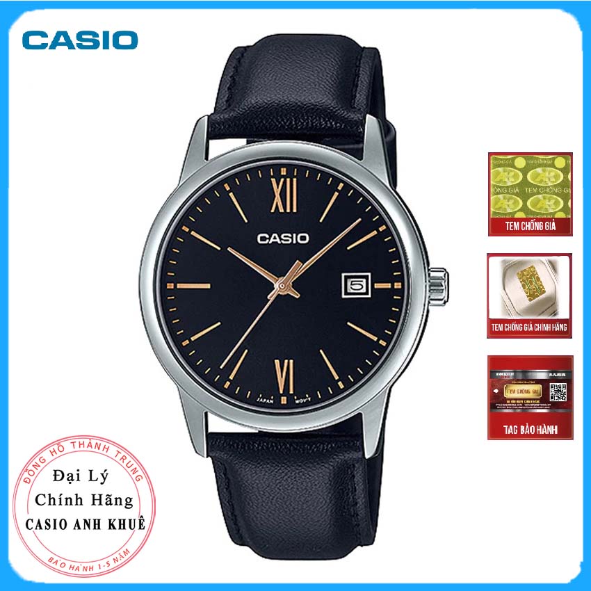 Đồng Hồ Nam Casio MTP-V002L-1B3 Chính Hãng