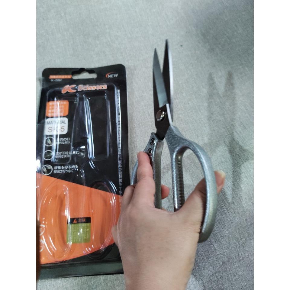 Kéo làm cá, kéo cắt gà, kéo Nhật cực bén nặng 200g và dài 23cm