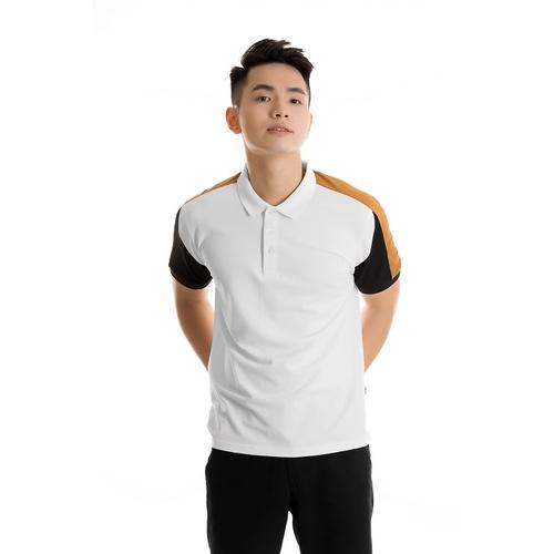 Áo polo nam phối tay vai cotton cá sấu cổ bẻ tay ngắn PL04