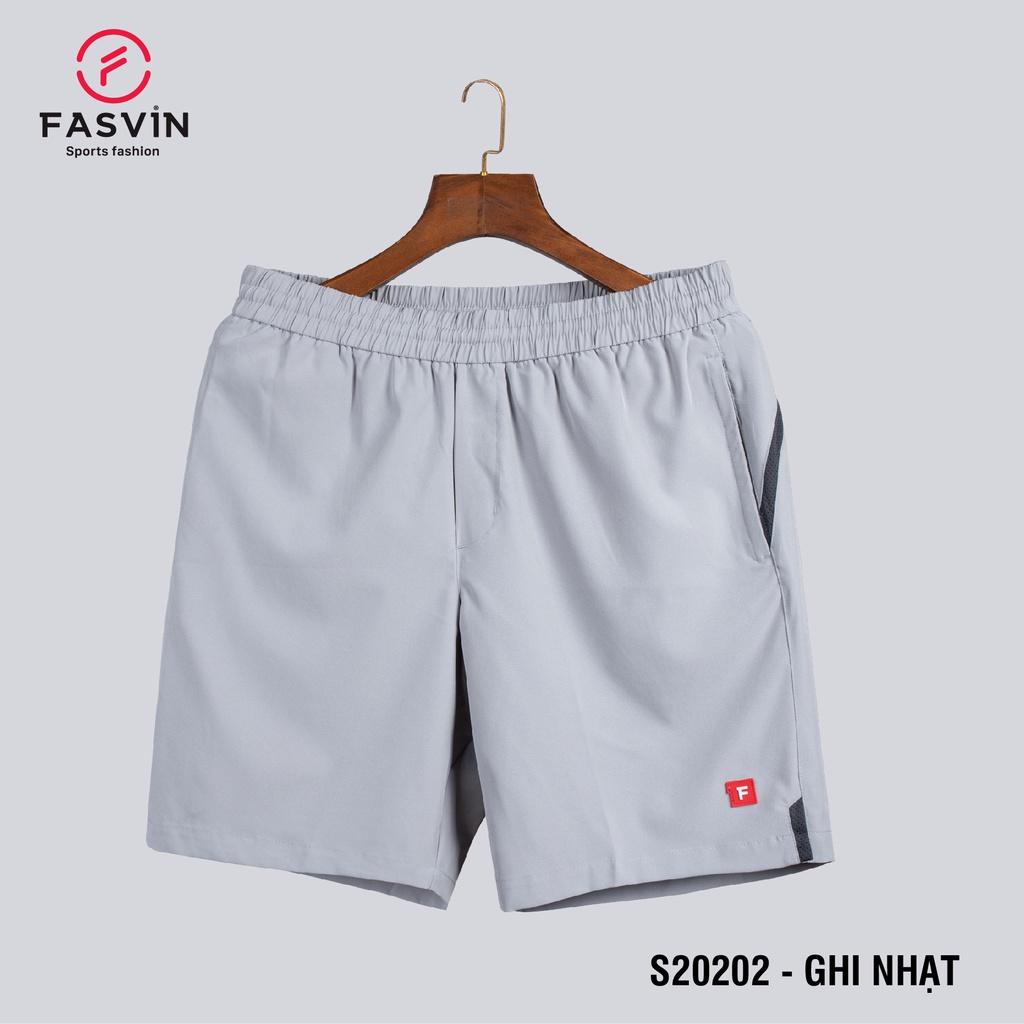 Quần short thể thao nam Fasvin S20202.HN chất liệu cao cấp mềm mịn thoải mái