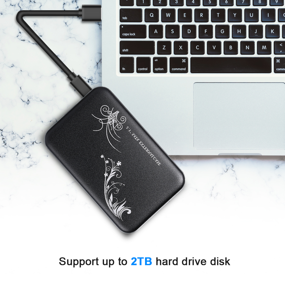 Hộp Đựng Ổ Cứng 2,5 Inch SATA HDD Sang USB2.0 (Màu Xanh Lam)