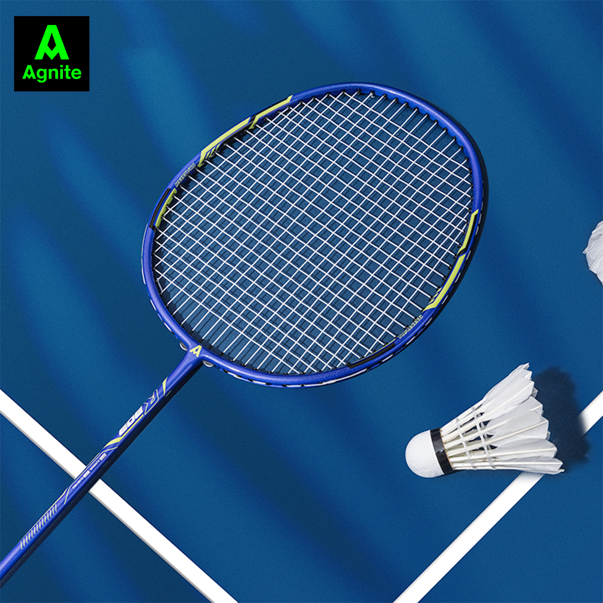 1 chiếc vợt cầu lông cao cấp Agnite chính hãng - khung carbon siêu bền, nhẹ, đẹp - tặng kèm túi đựng, căng sẵn dây - ER303