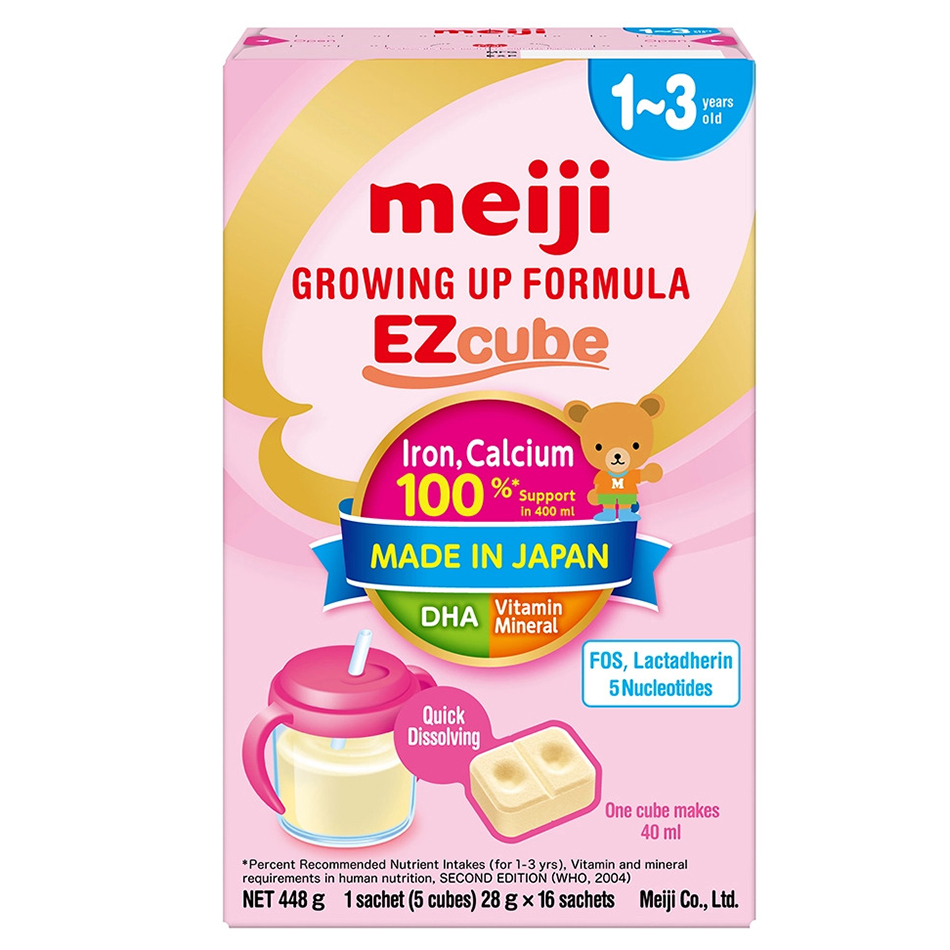 Sữa Meiji thanh số 9 Growing Up Formula 448g cho bé 1Y-3Y