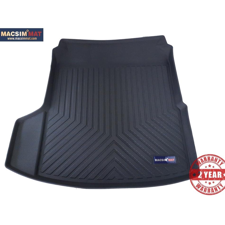 Thảm lót cốp xe ô tô VOLKSWAGEN Passat 2019-đến nay nhãn hiệu Macsim chất liệu TPV cao cấp màu đen