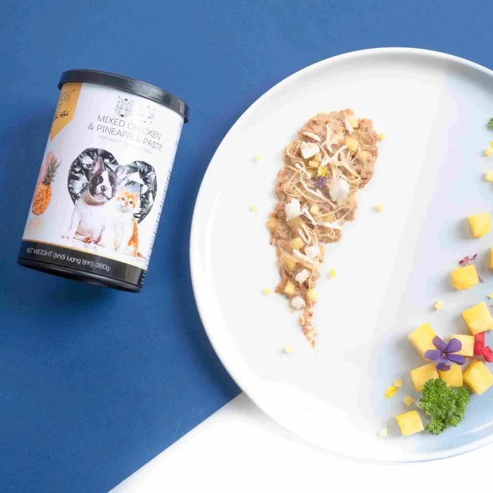 Pate lon Kingpet 380gr chó mèo các vị