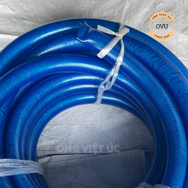 Ống nhựa PVC lưới dẻo phi 27mm cuộn 50m- Ống nhựa mềm dẫn nước Việt Úc