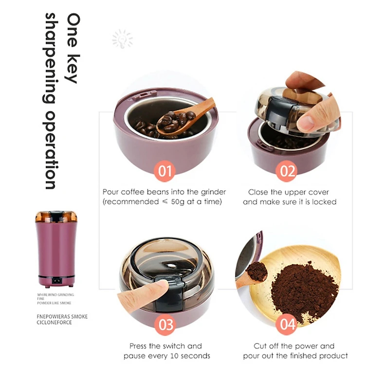 Máy xay cafe mini đa năng siêu tiện dụng cầm tay (COFFEE GRINDER) - Hàng chính hãng