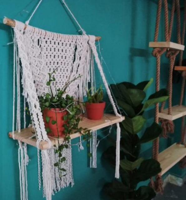 ️Gỗ tấm cắt sẵn làm kệ macrame️