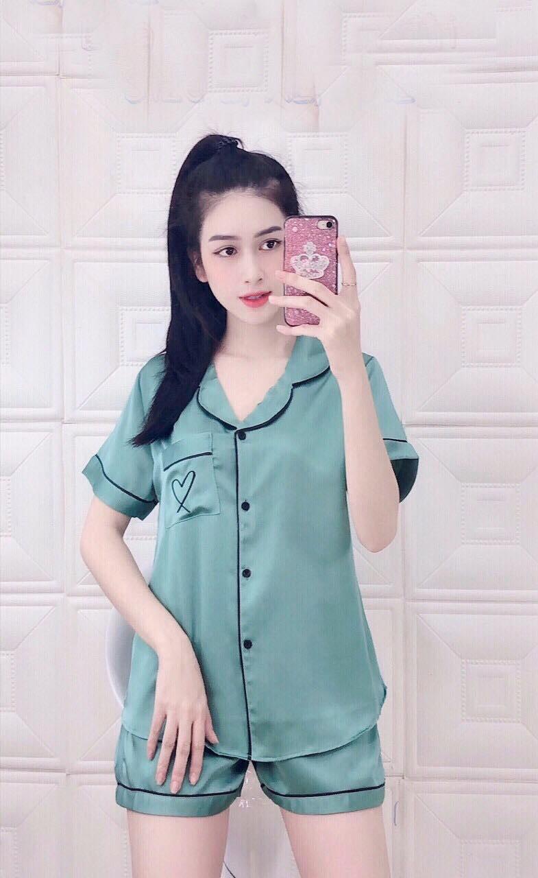 Đồ bộ ngủ pijama tay ngắn, quần đùi