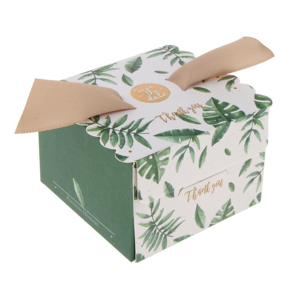 10 pieces candy chocolate gift box wedding favor boxes with