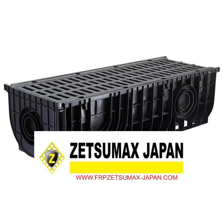 Rãnh Thoát Nước, Cống Thoát Nước Zetsumax -Japan Nhựa Hdpe Độ Bền Cao Chống Ăn Mòn Kích Thước (R)150 x (C)150 x (D)1000mm