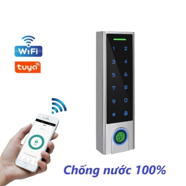 Đầu đọc vân tay quản lý qua App Tuya SAFARISG  HF3 (Hệ thống kiểm soát ra/vào Access Control) - Hàng nhập khẩu