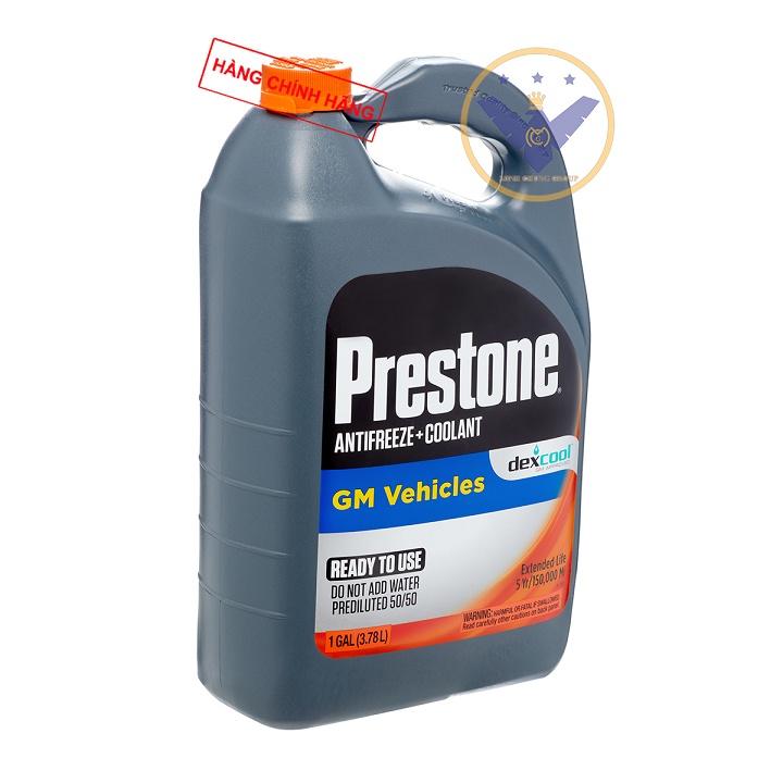 BỘ 2 nước làm mát động cơ xe ô tô PRESTONE DEX COOL USA can 3.78L