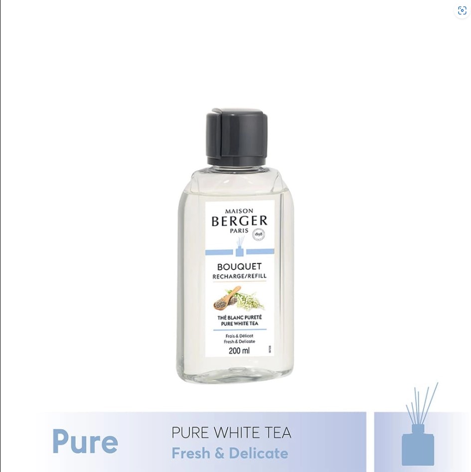 Maison Berger - Tinh dầu khuếch tán hương Pure White Tea - 200ml