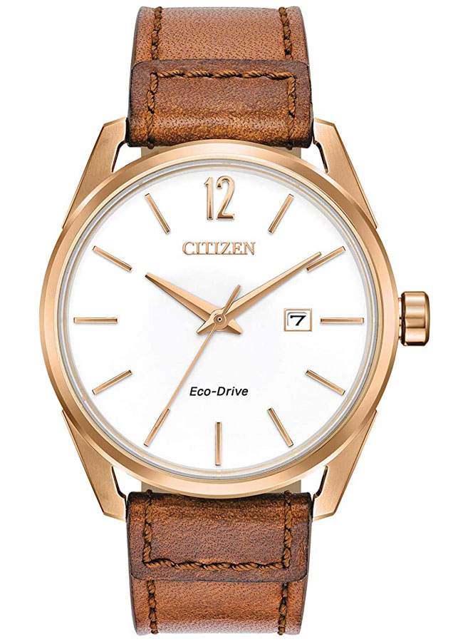 Đồng Hồ Nam Citizen Dây Da BM7418-17A - Mặt Trắng