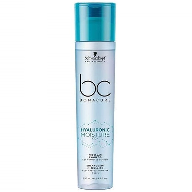 Dầu gội Schwarzkopf BC Bonacure Hualuron Moisture Kick Micellar shampoo giữ ẩm tóc khô giòn và xoăn Đức 250ml