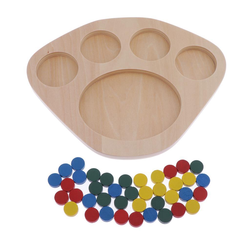 Wooden  Sorting & Counting Board  Educational