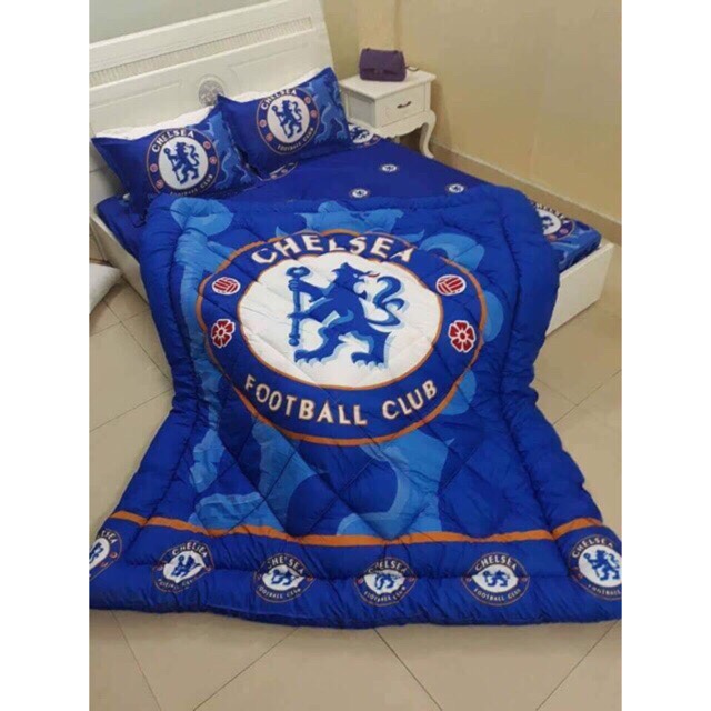 CHĂN PHAO COTTON POLY 1M8X2M - CLB BÓNG ĐÁ CHELSEA