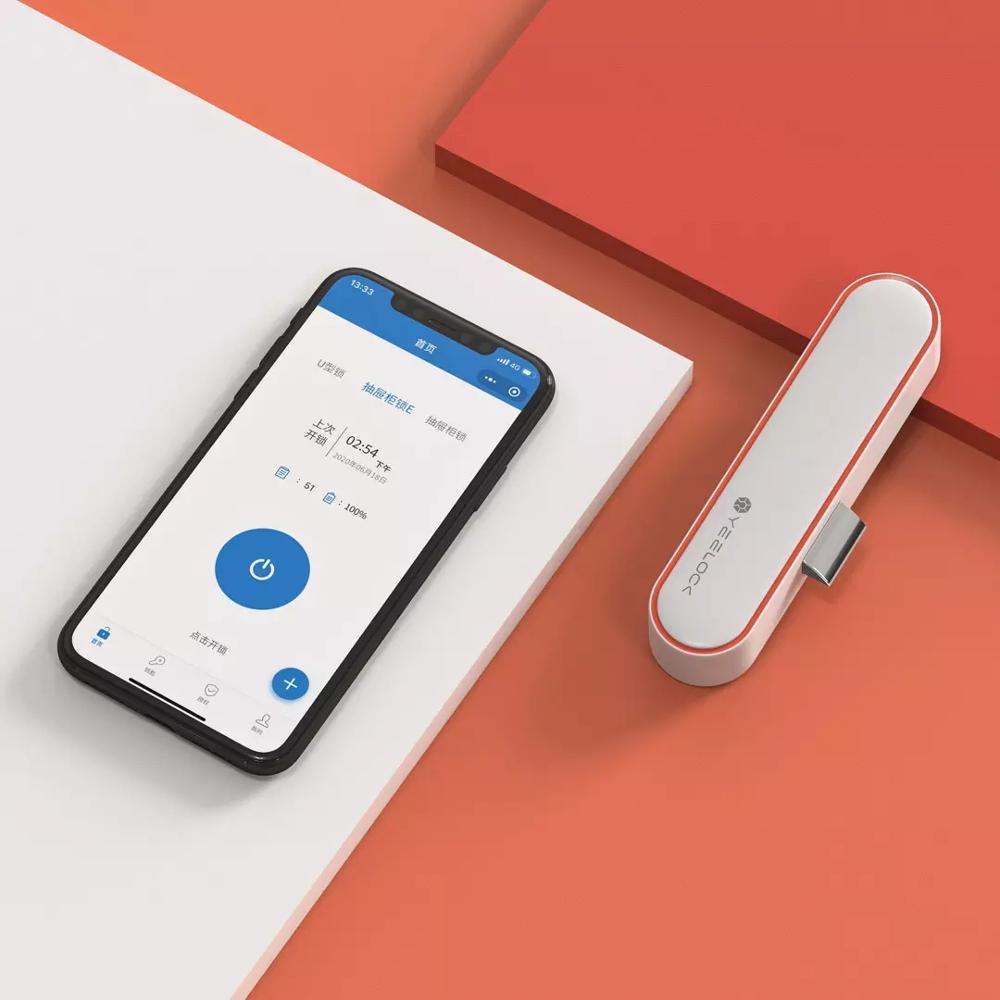 Khóa ngăn kéo thông minh YEELOCK kết nối Bluetooth APP mở khóa bảo vệ an toàn cho trẻ em- Hàng Nhập Khẩu - Hệ Sinh Thái Xiaomi
