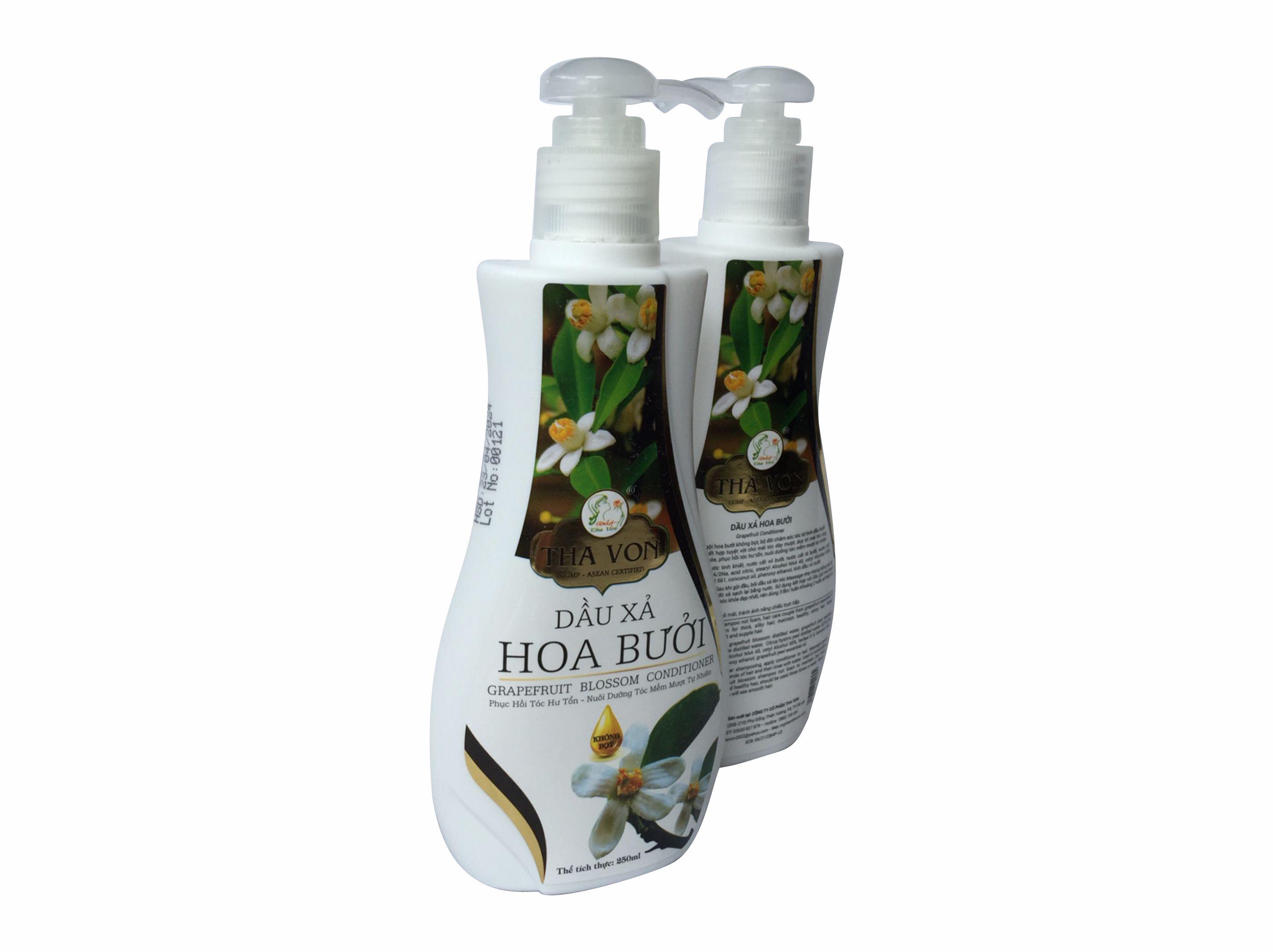 Dầu Xả Hoa Bưởi Tha Von 250 ml Chăm sóc tóc từ tinh dầu bưởi tuyệt vời cho mái tóc dày mượt, duy trì mái tóc óng mượt, chắc khỏe , phục hồi tóc hư tổn, nuôi dưỡng tóc mềm mượt tự nhiên