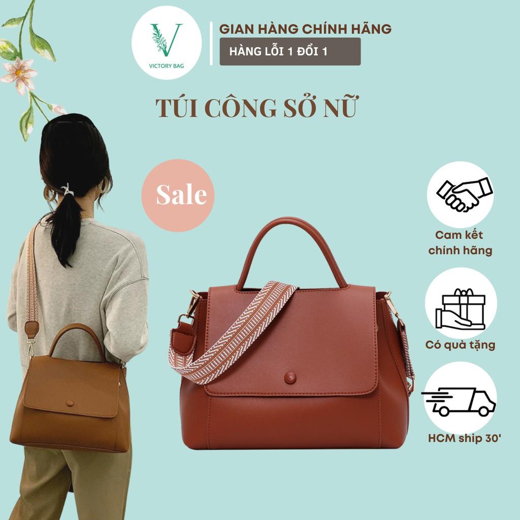 Túi Công Sở Nữ A4 Cao Cấp Cỡ Lớn Thời Trang Công Sở Da PU Xịn Kiểu Thanh Lịch, SKU: 257 - VICTORY