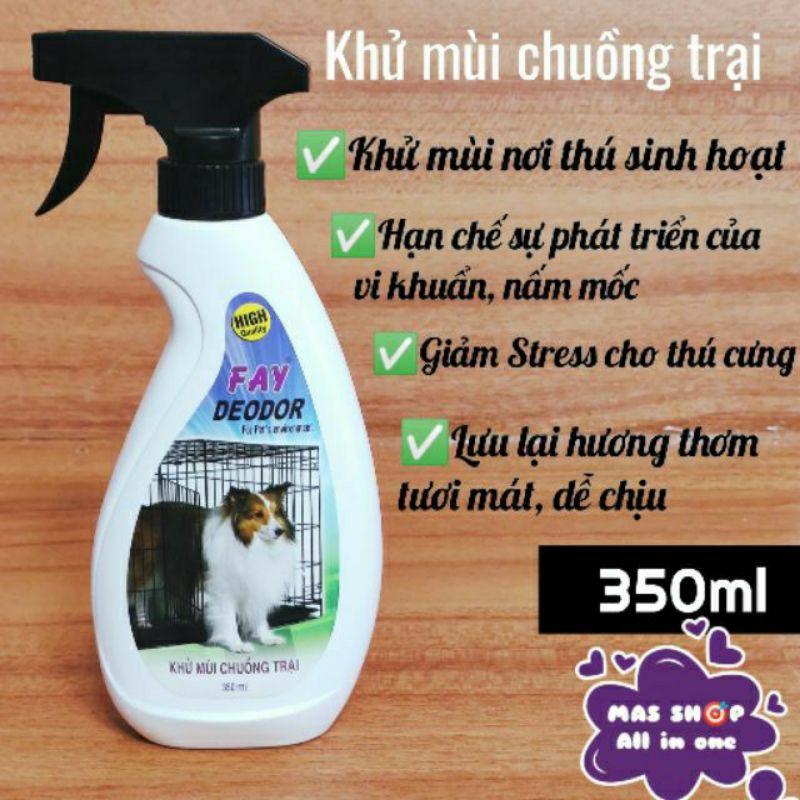 Xịt khử mùi chuồng trại Fay 350ml - Khử mùi chuồng chó mèo Fay deodor