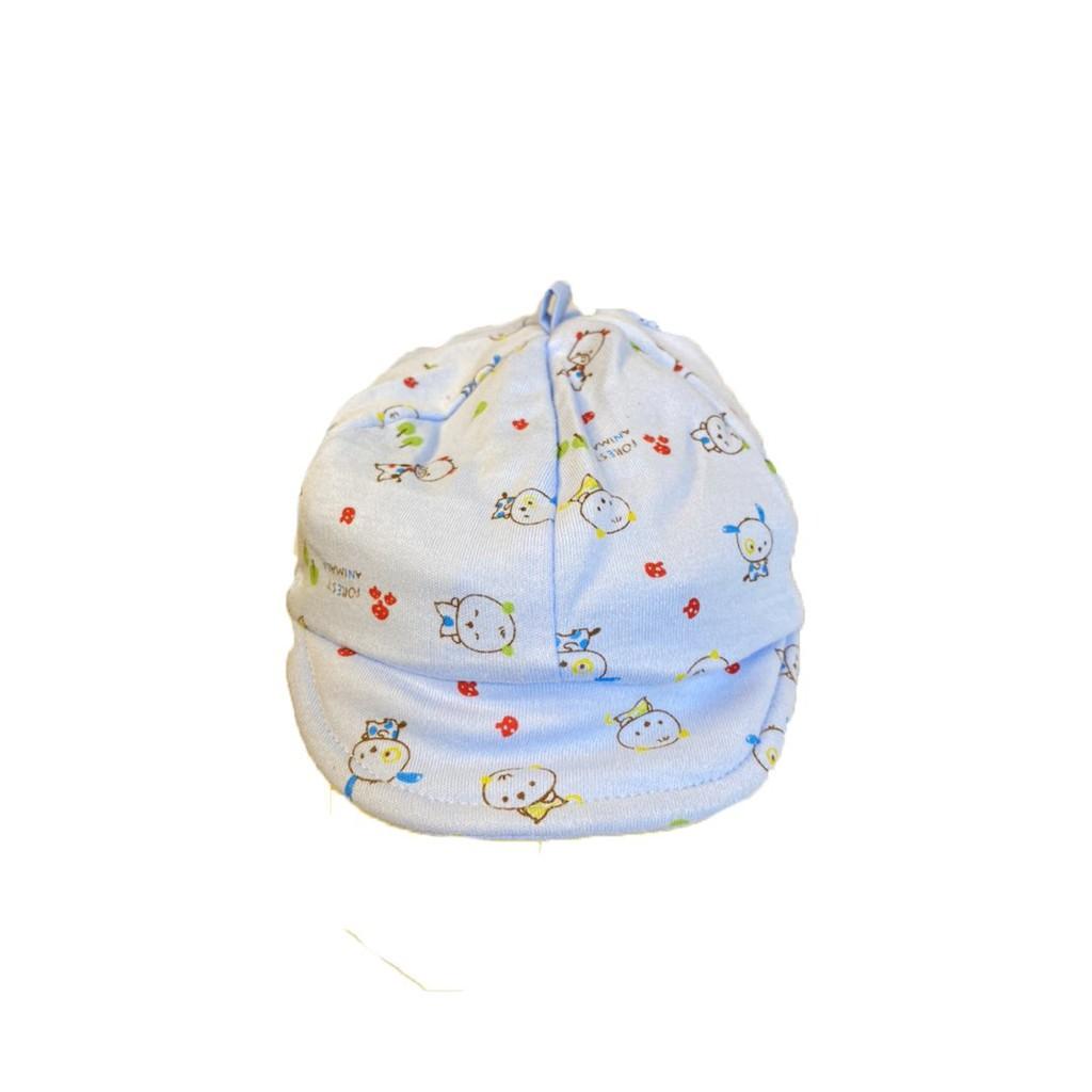 Mũ Vải Cotton Lưỡi Trai Bé Sơ Sinh Trai BabyBean