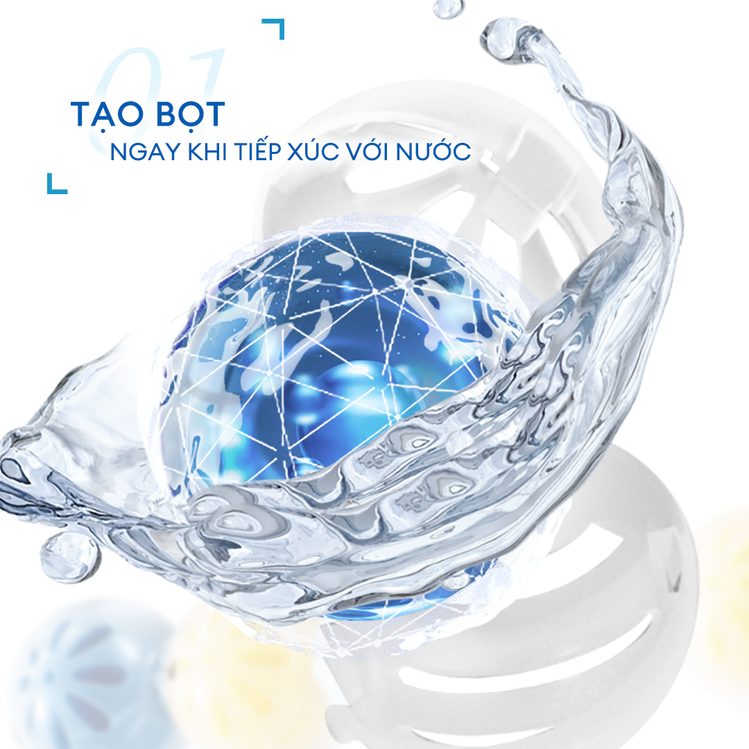 Viên Tẩy Bồn Cầu Fresh HY 350 Lần Xả, Làm Sạch Khuẩn & Ngăn Ngừa Mảng Bám, Khử Mùi Và Lưu Hương Thơm Mát