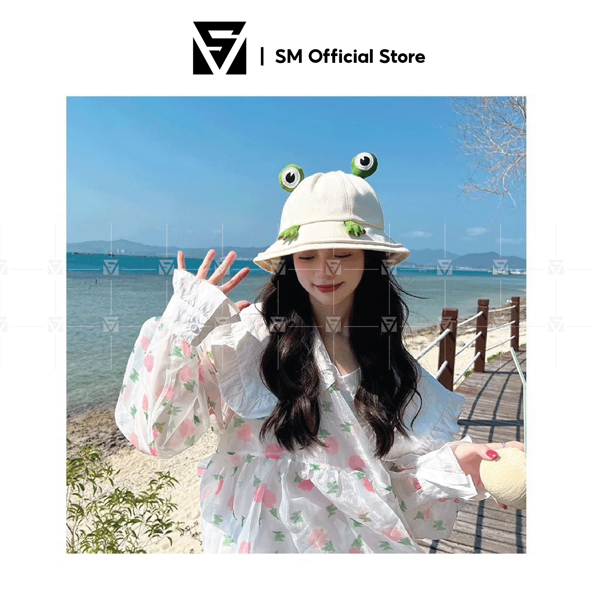 Mũ Nón Bucket Hat Hình Ếch Dành Cho Unisex Nam Nữ Phong Cách Ulzzang Hàn Quốc - SMN029