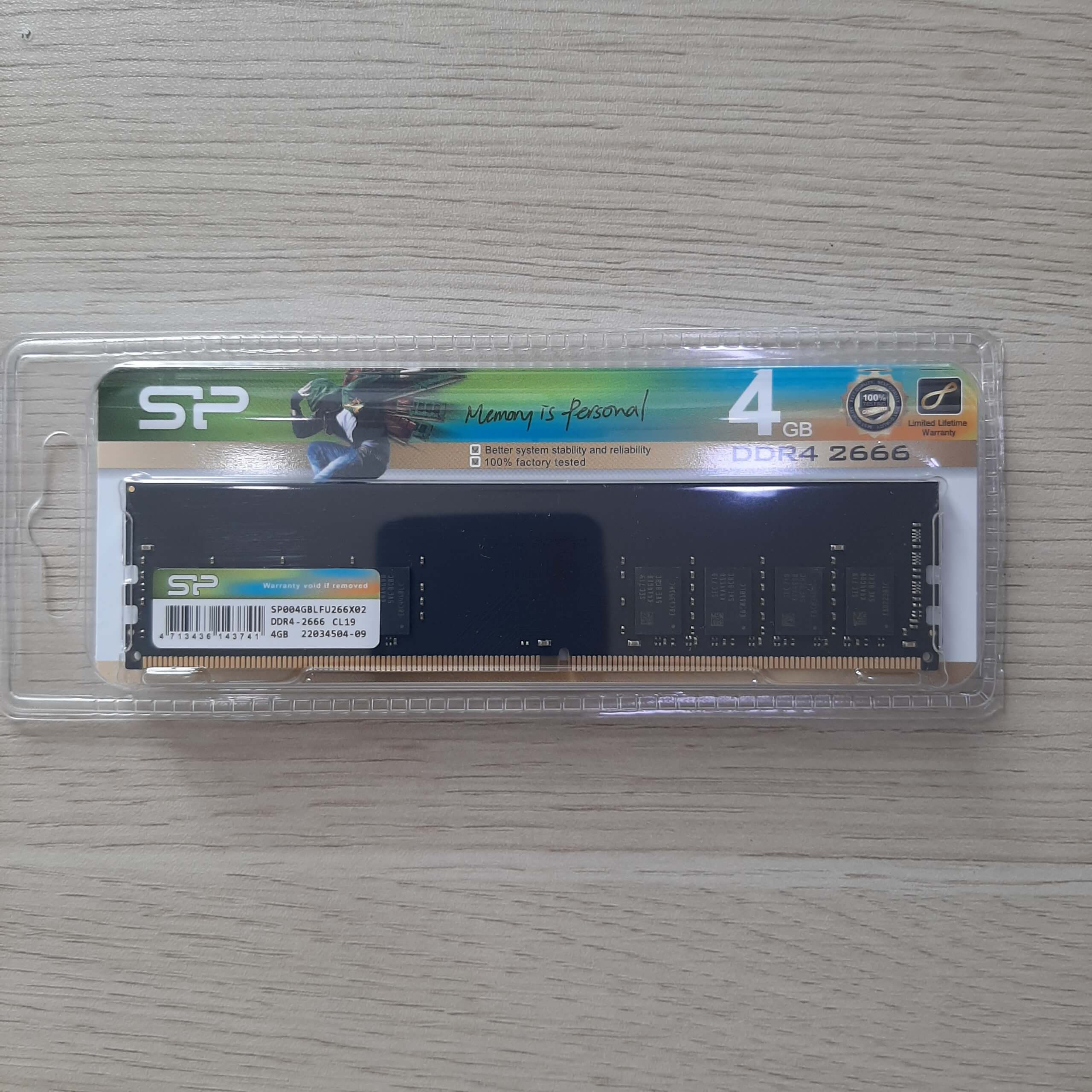 RAM Desktop Silicon Power 4GB DDR4 2666MHz CL19 UDIMM - Hàng chính hãng